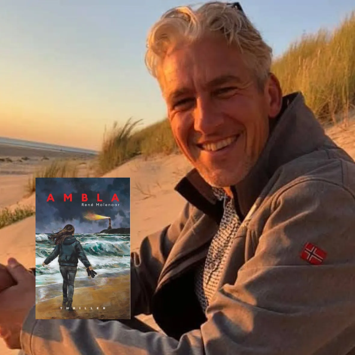 20042026_Beeld_Thrillerschrijver René Molenaar in de bieb
