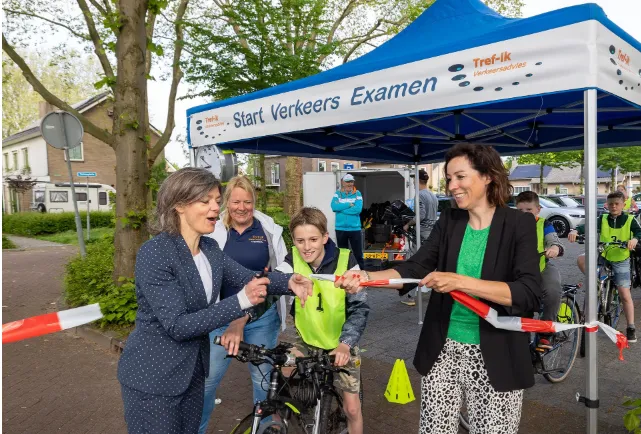 fietsexamen marijn de vries en gerdien rots