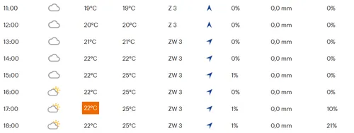 Weersverwachtingen Roche-La-Molière op 2 juni