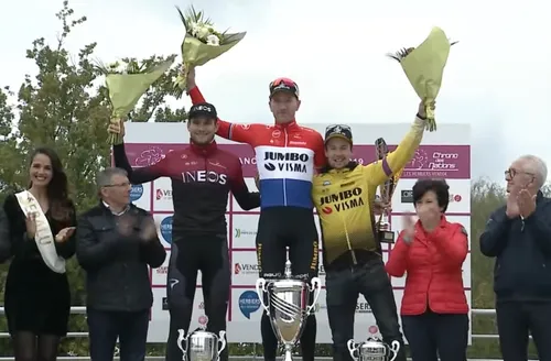 Het podium van de Chrono des Nations 2019