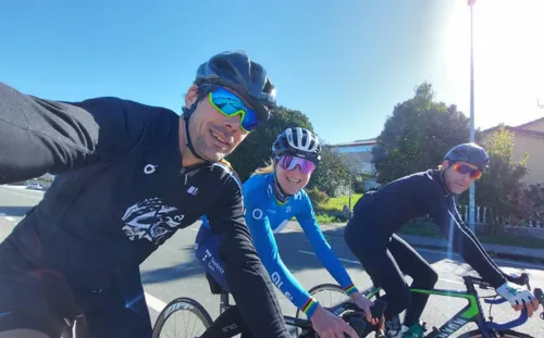 Van Vleuten trainde in november met Fraire.