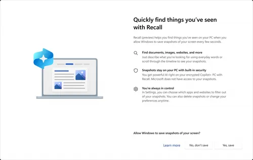 recall microsoft ai