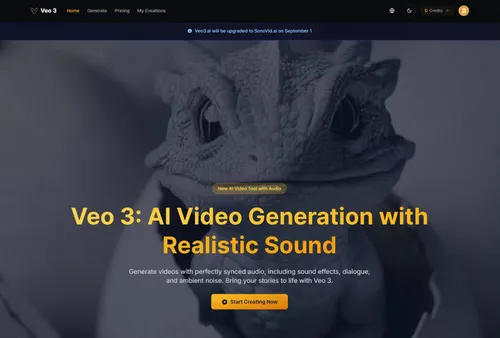 Google Veo 3 interface