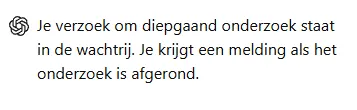 chatgpt wachtrij
