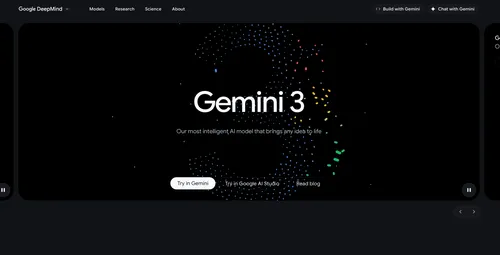 Gemini 3 interface
