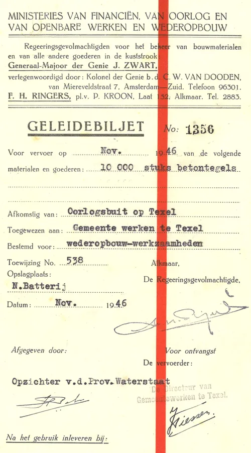 pb raa openbaarheidsdag afb 2 teruggave oorlogsbuit texel