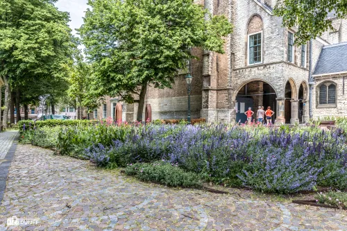 plantsoen bij grote kerk