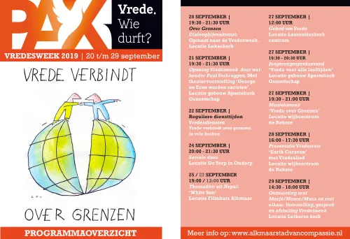 poster vredesweek agendaoverzicht totaal
