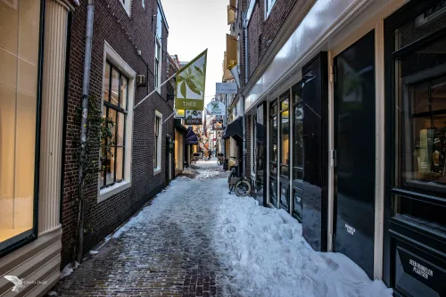 smal straatje bij waag