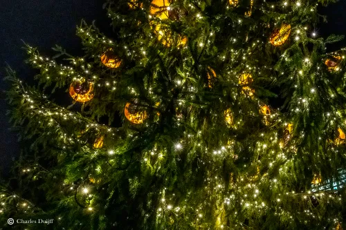 verlichte kerstb