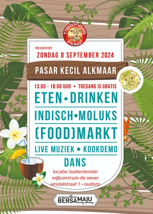 pasar kecil alkmaar 2024 poster a5