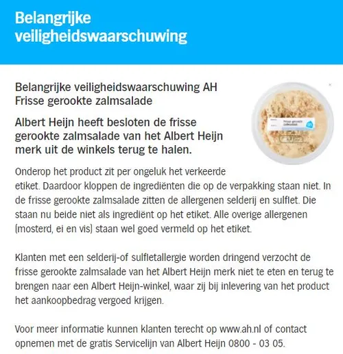 recall ah frisse zalmsalade