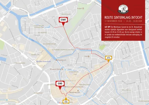 route intocht 2018 01