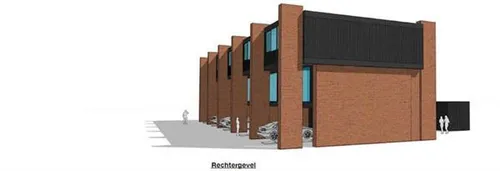 stadwoningen meesters van apeldoorn rechtergevel