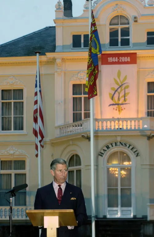 prince charles gives a speech to commemorate operation market garden airborne museum in oosterbeek in 2014