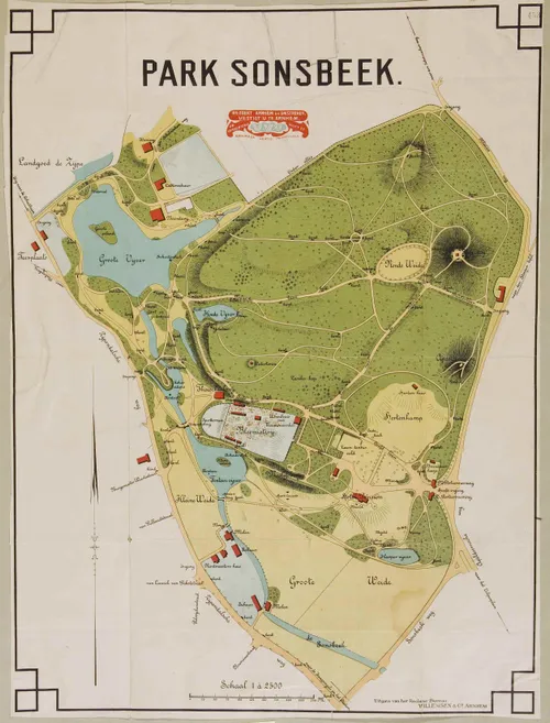 sonsbeek kaart 1930 gldarchief 1448