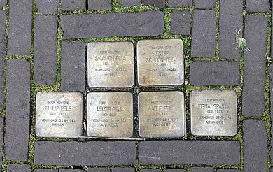 stolpersteine struikelstenenwikipedia hommelstraat 48 arnhem