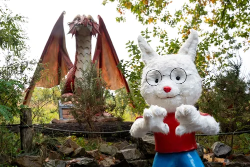 De draak met Dolfje Weerwolfje<br>