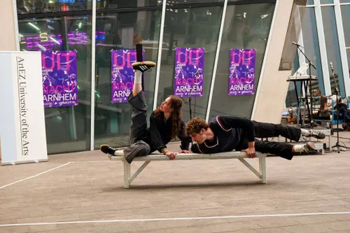 Optreden ArtEZ op Blue Monday<br>