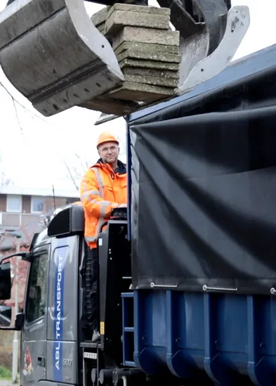 tegels ophalende gratis tegelophaalservice