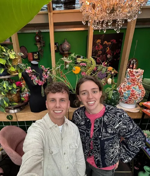 Jikke Jansen met oud NK Rik Masson - eigen foto Jikke