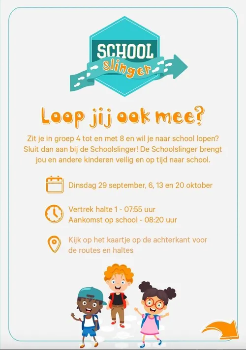 Loop mee met de Schoolslinger.Schuytgraaf