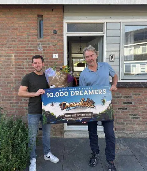 Dreamfields 2027. Uitreiking tienduizendste Dreamfields ticket