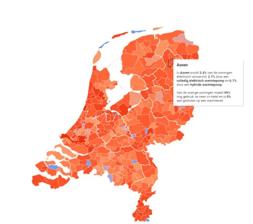 assen woningen elektrisch verwarmd slimster