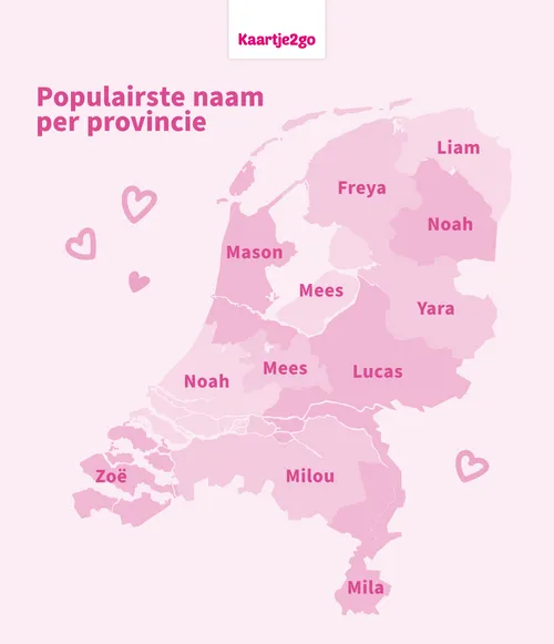 dr babynamen voorspelling per provincie