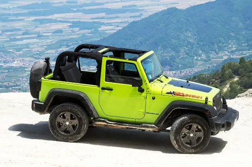 Jeep wrangler mountain test