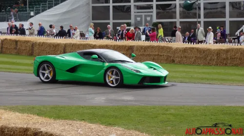 Ferrari LaFerrari green Goodwood FOS