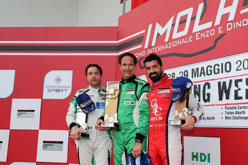 2016 CCI 02 Imola Podio Michelin Gara2 da sin DE GIACOMI ZANINI CASSARA