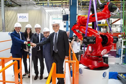 fiat 500 elettrica 2020 robot mirafiori autoappassionati