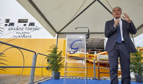 Massimo Giletti Nave Grande Torino