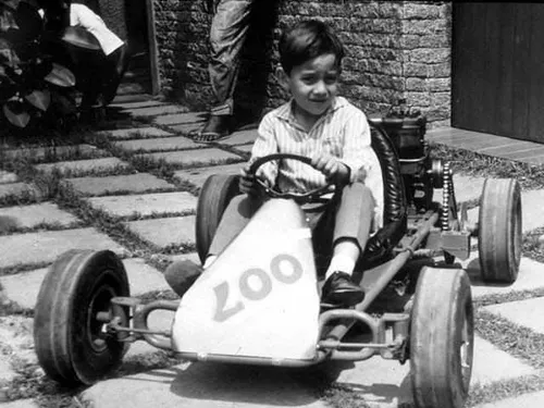 Ayrton Senna bambino kart