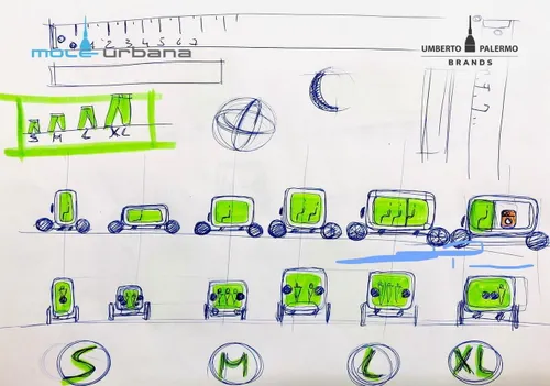 Mole Urbana la gamma S M L XL