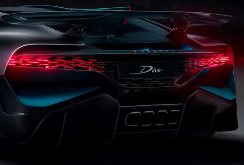 bugatti divo exhaust detail