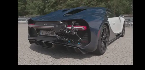 bugatti chiron camera car