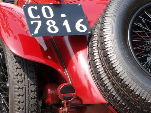 targa originale auto storica