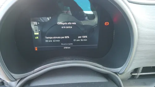 tempi di ricarica 500 elettrica