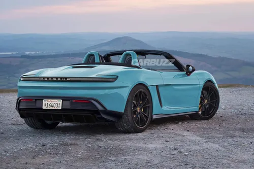 Porsche 718 elettrica rendering