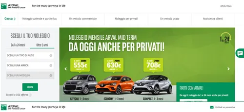 noleggio auto arval come si fa
