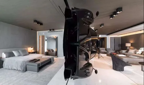 pagani zonda in salotto miami