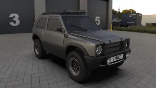 panda 4x4 restomod front