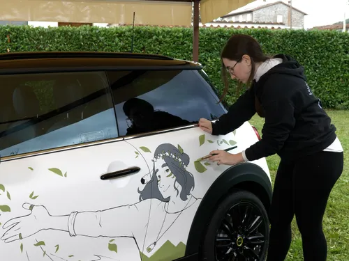 mini lucca comics 2022 manga dipinto