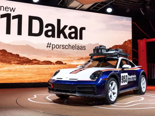 porsche 911 dakar frontale
