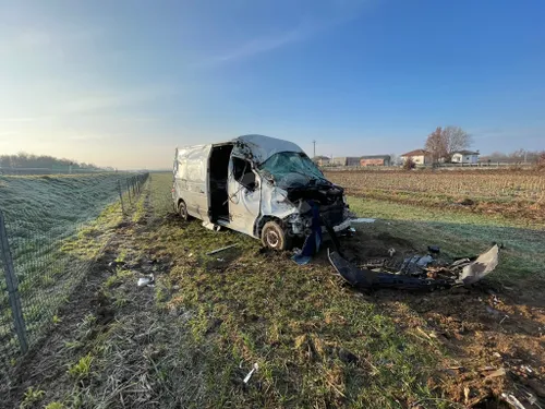 Ducato furgone incidente