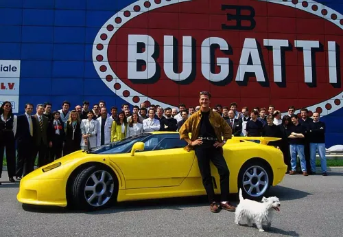 Michael Schumacher Bugatti EB110