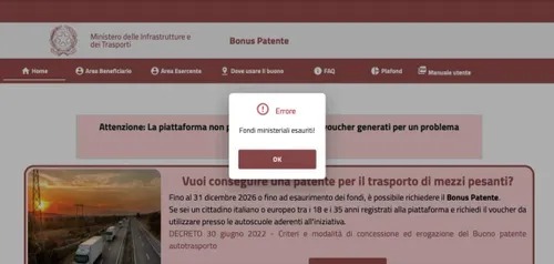 bonus patente 2023 esauriti