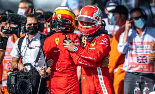 leclerc sainz ferrari